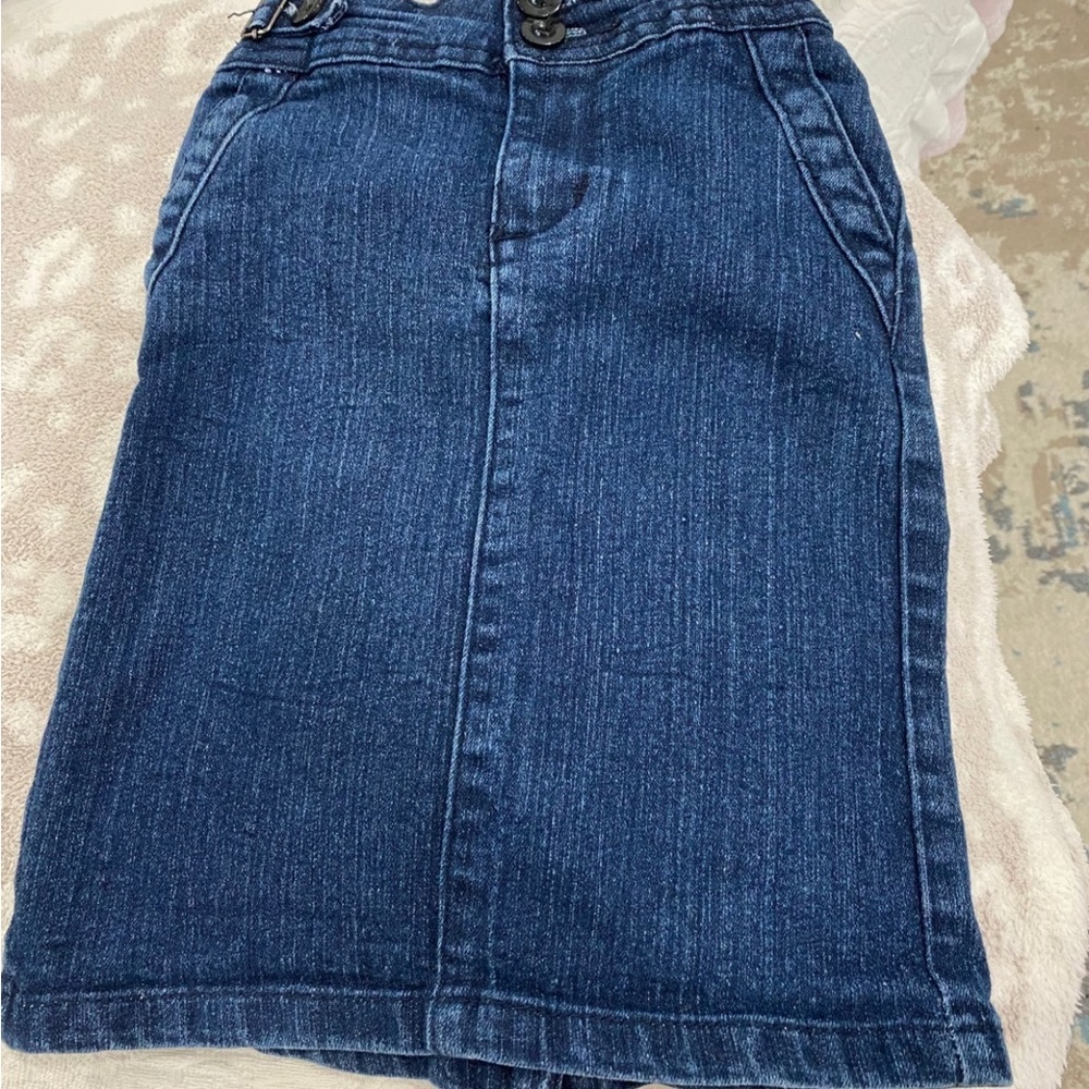 Toddler denim skirt